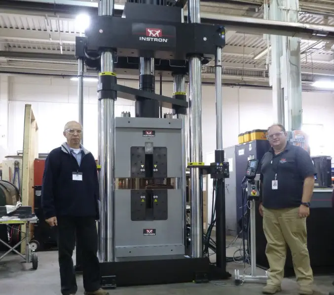 2 MN steel test system
